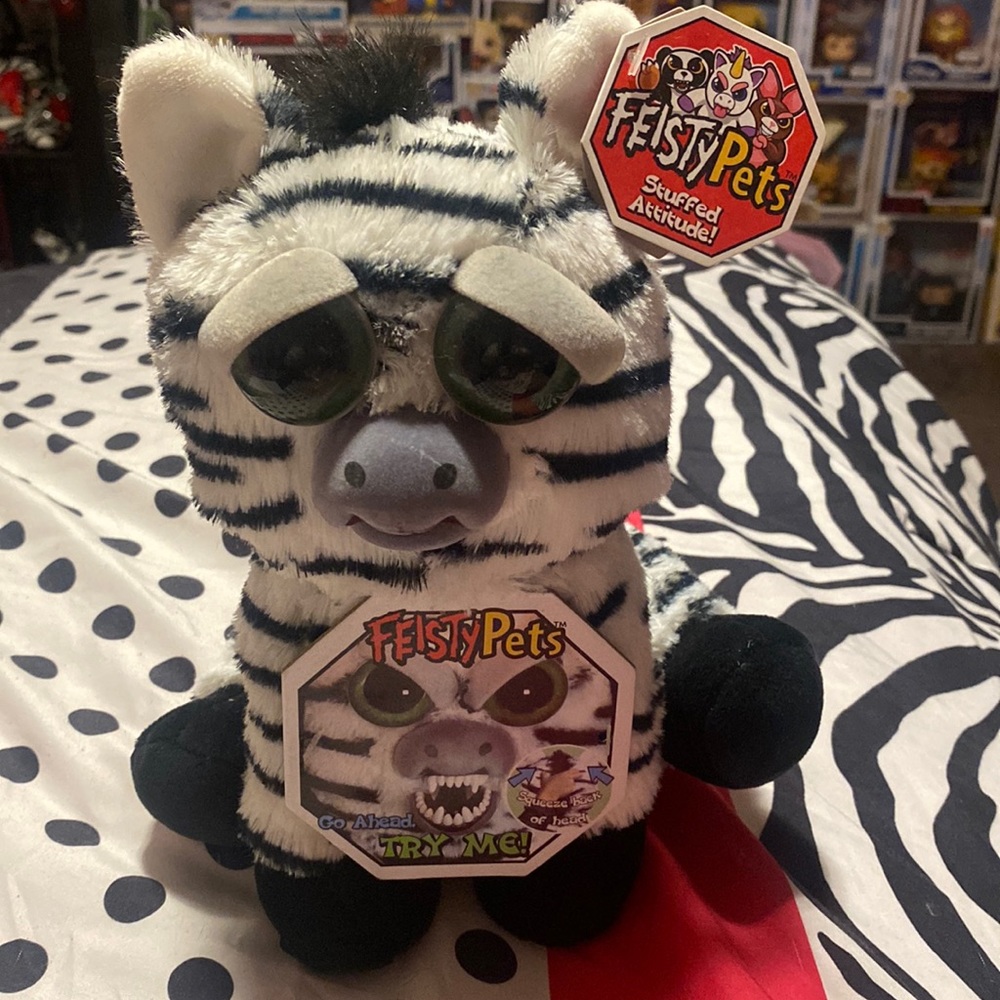 Zebra new toy.